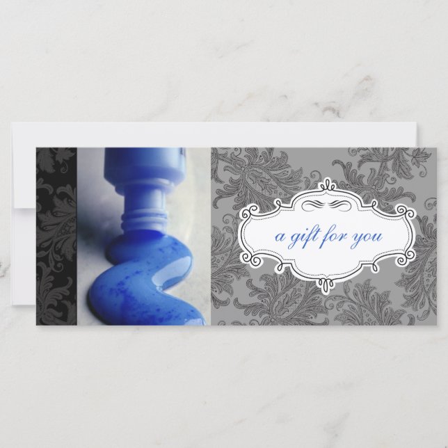 Salon de uñas o certificados de regalo de spa de d (Anverso)