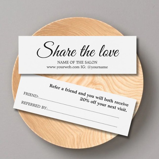 Salón Elegante de Belleza Blanco Negro Simple (Subido por el creador)