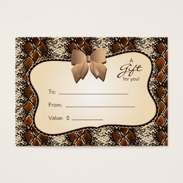 Salon Gift Card Spa El día de San Valentín Snack A (Frente)