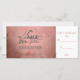 SALÓN para pies - Certificado de regalo/postal