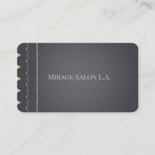 Salón Profesional Elegante Tarjetas de visita en c