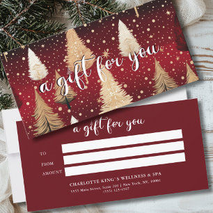 SALON RED CHRISTMAS TREE CERTIFICADO COMERCIAL