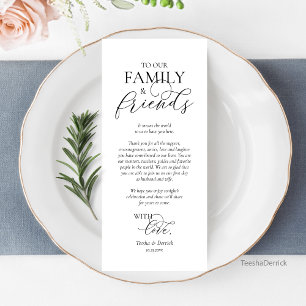 Salón Romántico De Cenas Gracias Tarjeta