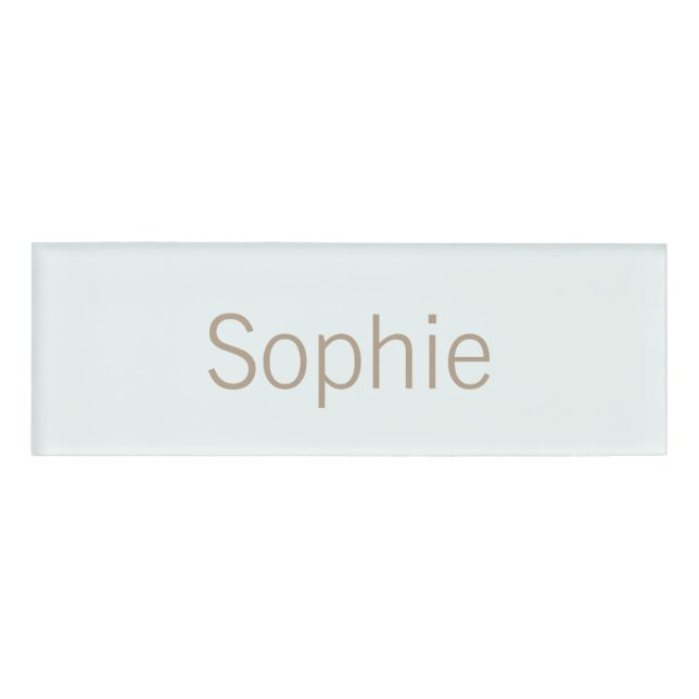 Salon Spa Empleado Clothing Name Etiqueta (Anverso)