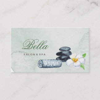 salón y spa tarjeta de visita lujosa elegante