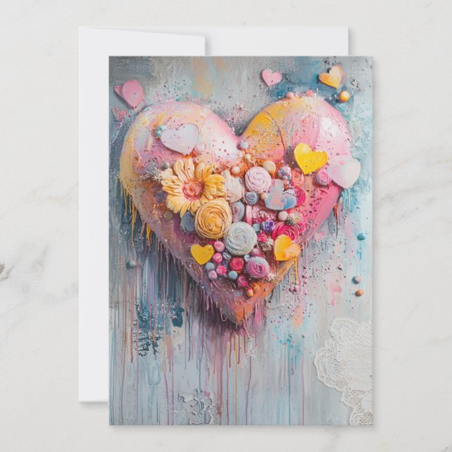 Salpicado con amor Invitación | Puntos dulces (Anverso)