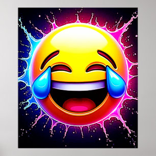 Salpicadura Alegre: Arte de Emoji Sonriente