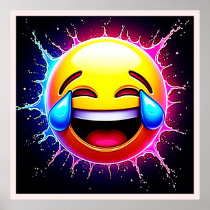 Salpicadura Alegre: Arte de Emoji Sonriente