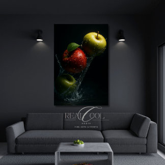 Salpicadura de Manzana en Agua – Arte de Pared de 