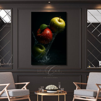 Salpicadura de Manzana en Agua – Arte Fotográfico 