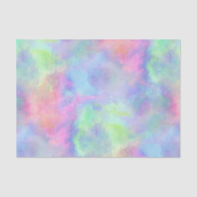 salpicadura opal de acuarela : Papel de tejidos (Anverso)