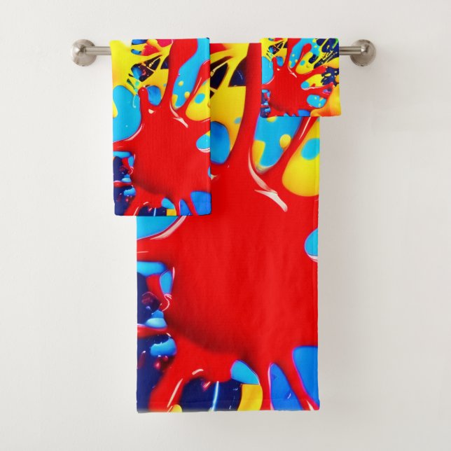 Salpicaduras de pintura vibrante: una declaración  (In situ)