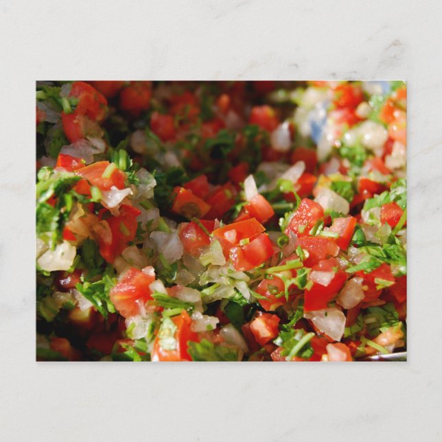 Salsa ¿Alguien? Postal (Anverso)