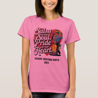 Salsa en nuestra camiseta Soul - Celebrar el hispa