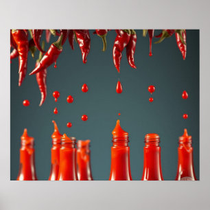 Salsa Picante de Chile Moderno Decoración Mexicana