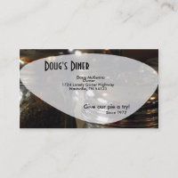 Salt Shaker Fun Diner Restaurant Tarjeta de visita