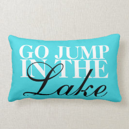 "Salta al lago" almohada lumbar