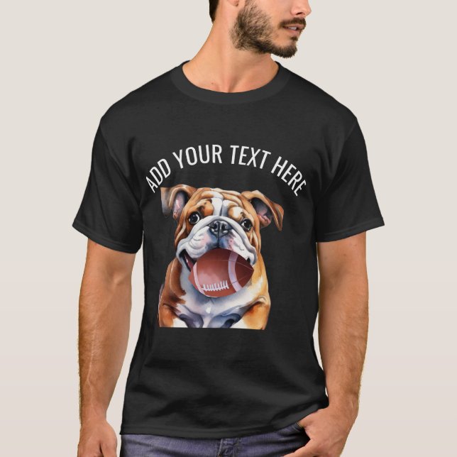 Saltando camiseta de Bulldog (Anverso)