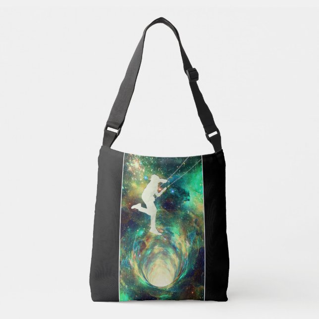 saltar al espacio - bolsa tote (Anverso)