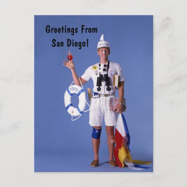 Saltar saludos Sayles™ de la postal de San Diego (Anverso)