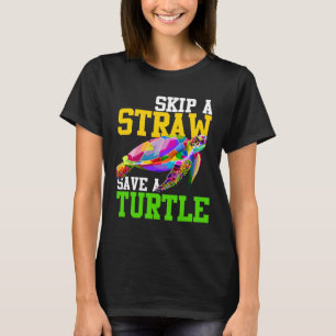 Saltar Una Paja Salvar Una Tortuga - Camisetas Del
