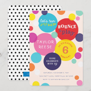 Salte la invitación del cumpleaños de la casa de