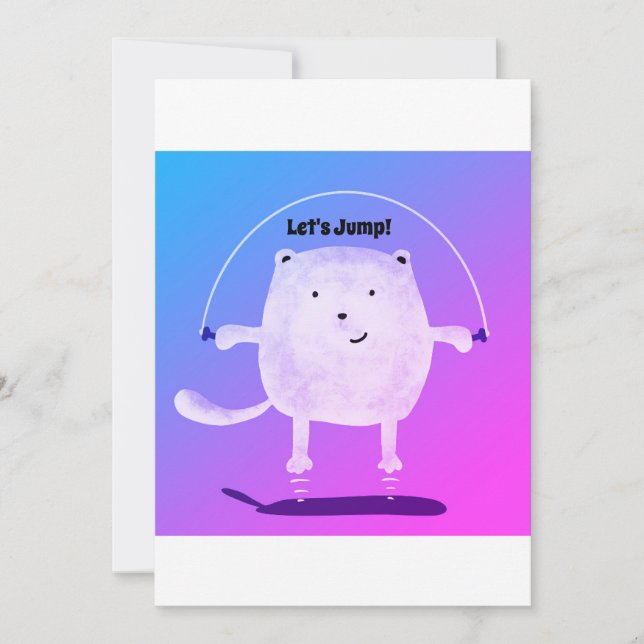 ¡Saltemos!  Invitación (Anverso)