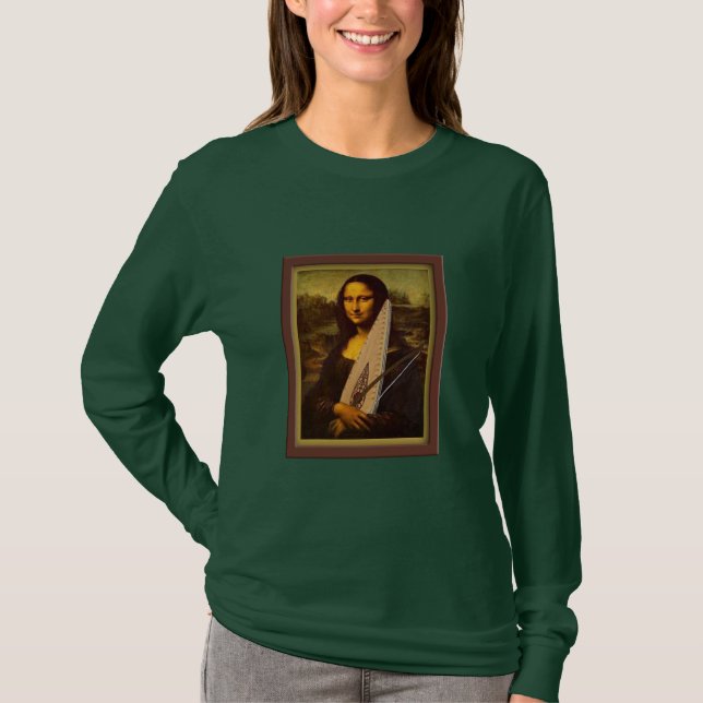 Salterio Mona Lisa - camiseta de las señoras (Anverso)