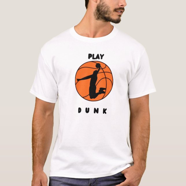 Salto audaz de básquetbol _ Juega camiseta de male (Anverso)