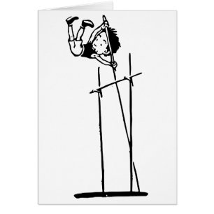 Salto con pértiga retro