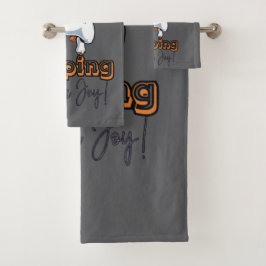 Salto de arrastre | Arte de Bulldog feliz