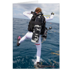 Salto de buceo de Scuba