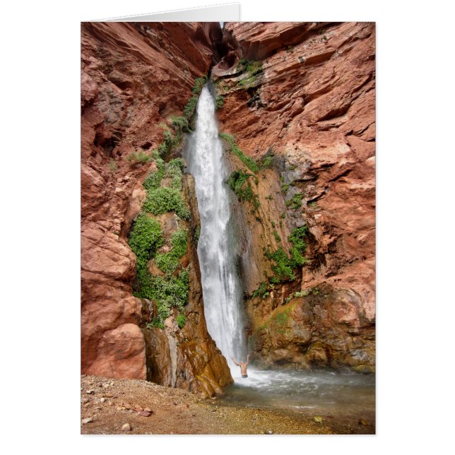 Salto de Creek de venado - Gran Cañón - Cascada (Frente)