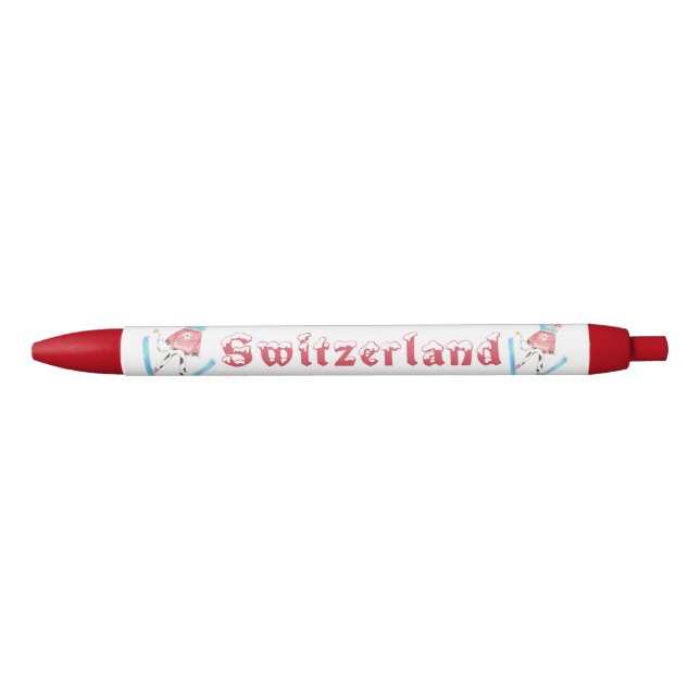 Salto de esquí - pluma del rojo de Suiza (Anverso)