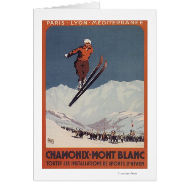 Salto de esquí - Poster de Promo Olímpico de PLM (Frente)