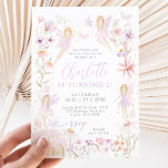 Salto de invitación al segundo cumpleaños y tortug<br><div class="desc">Flutter and Twirl - Una linda invitación al segundo cumpleaños con temática de Hadas para tu pequeña fiesta de segundo cumpleaños. Nuestro diseño incluye hadas acuarelas, flores rosadas y púrpuras, mariposas y un elegante tipo de letra de guión, lo que convierte a este tema en el segundo cumpleaños más atractivo....</div>