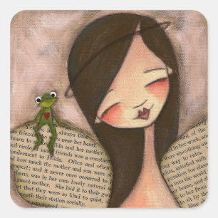 Salto de la fe (Brunette) - pegatinas