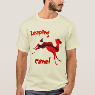 salto de las camisetas del camello