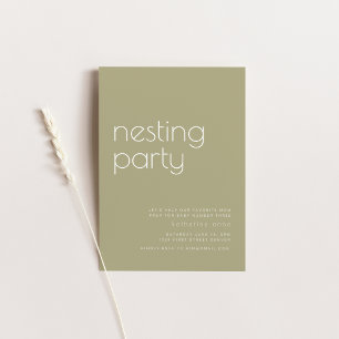 Salto de plantilla de invitación de fiesta de nidi