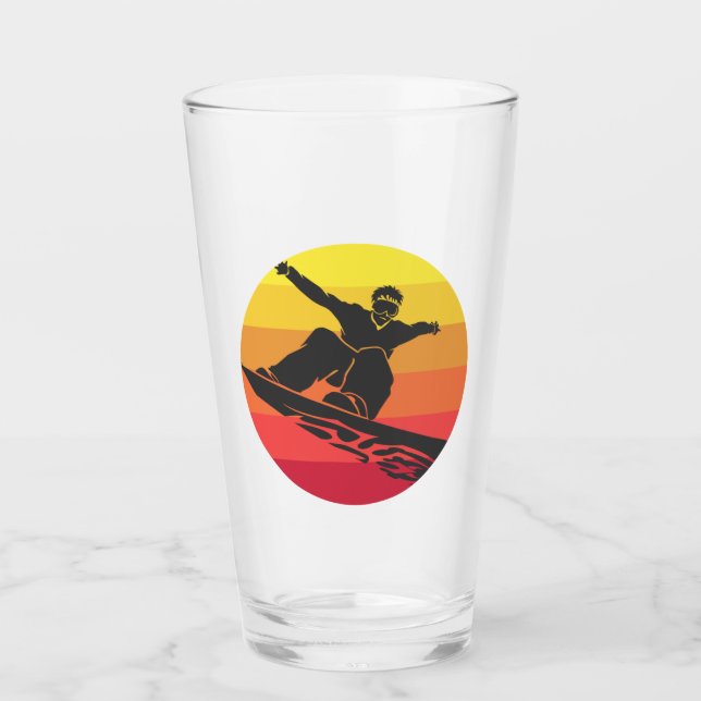 Salto de Snowboard Retro (Anverso)