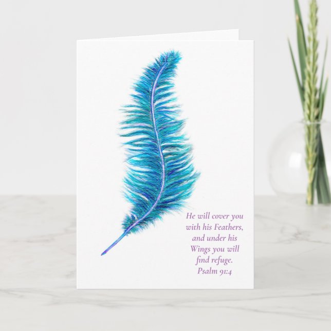 Salto de tarjeta de felicitación 94:1 Pluma acuáti (Anverso)
