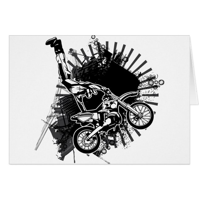 Salto del Grunge del motocrós (Anverso (Horizontal))