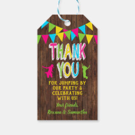 Salto fiesta rebotar la etiqueta combinada de favo