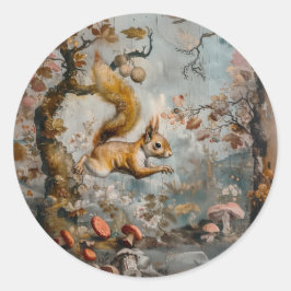 Salto - Pegatinas redondos para Stationery