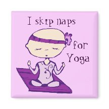 Salto siestas para imán de yoga