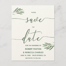 Saltos de oliva Guardar la tarjeta de fecha