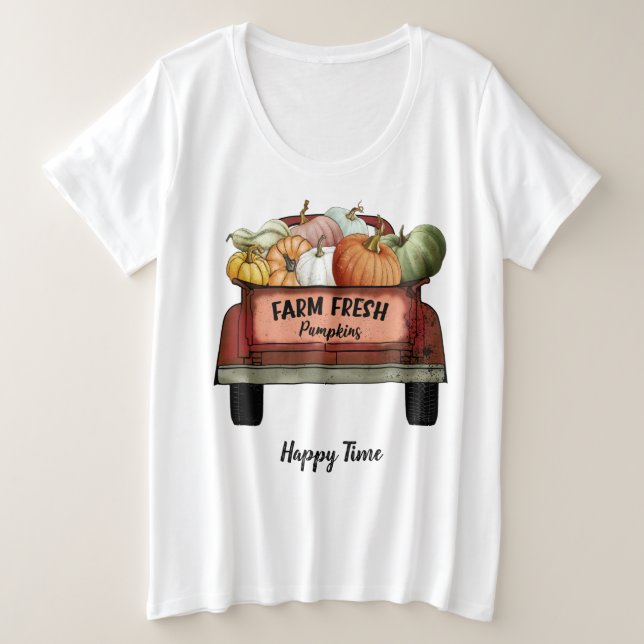 Saltos de oro de la calabaza Personalizar de otoño (Anverso del diseño)