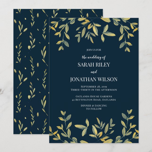 Saltos de oro por invitación a la boda de la Marin (Anverso / Reverso)