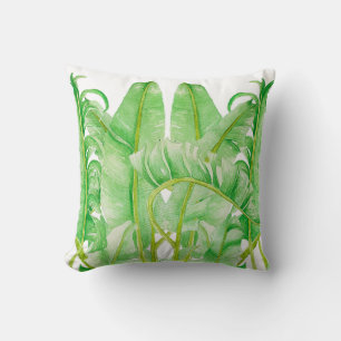 Saltos de plátano en una almohada