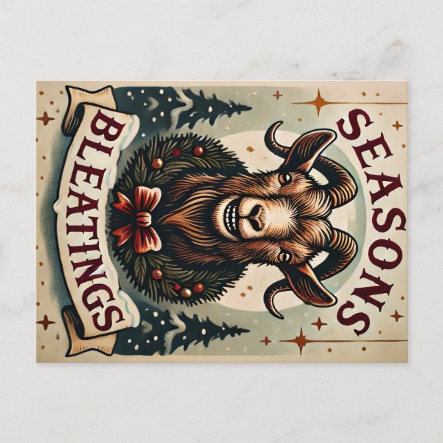 Saltos de temporada - Postales festivas de cabra (Anverso)